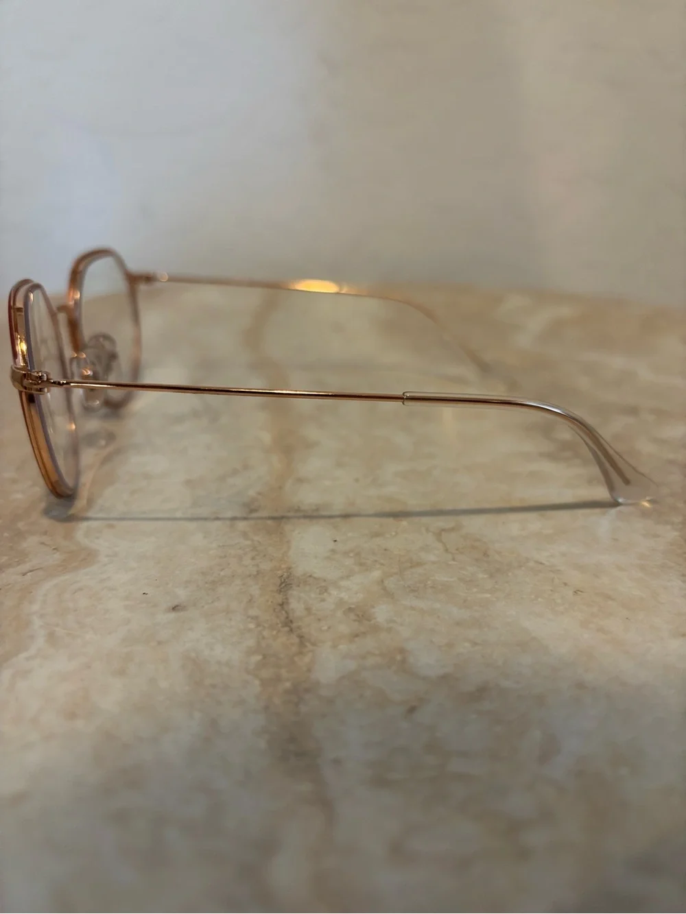 Ray-Ban RB1058 round metal frame eyeglasses